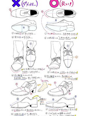 【插画教程】鞋子和脚部常见绘画误区