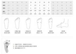 皮鞋码和运动鞋对照表怎么换算