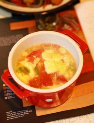 西红柿鸡蛋汤是完美的搭配