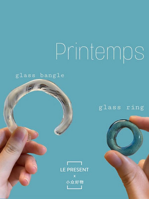 一个绝美日本原创玻璃首饰品牌printemps！
