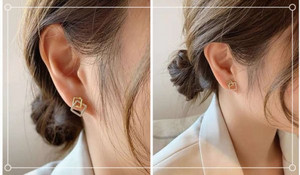 女生日常戴什么耳环简单又气质？